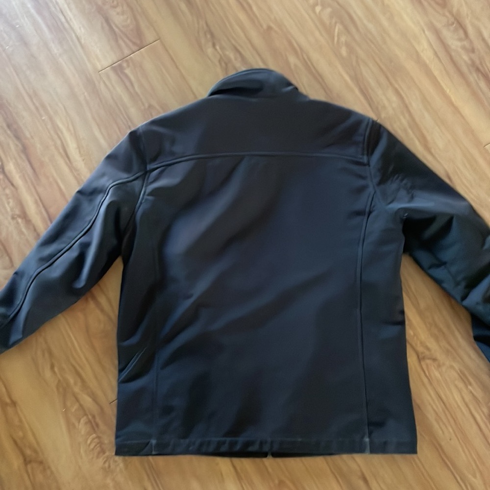 Black Rivet Soft Shell Jacket, Size Large - Picture 9 of 9